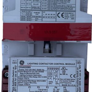 463L20AJA GE Electrically Held Lighting Contactor 110 V 50 Hz, 115 to 120 V At 60 Hz CR460B, (HAS 1 CR460XP32 2P 30A RELAY INSTALLED)