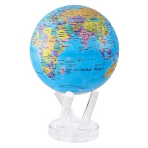 MOVA Globe Blue Political Map 4.5"