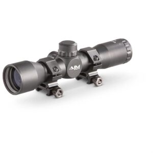 Aim Sports 4X32 Compact Rangfinder Scope with Rings