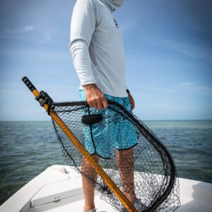 Frabill Power Stow Poly Net | Foldable Fishing Net for Easy Storage | For Freshwater and Saltwater Fishing , 10 x 39-Inch