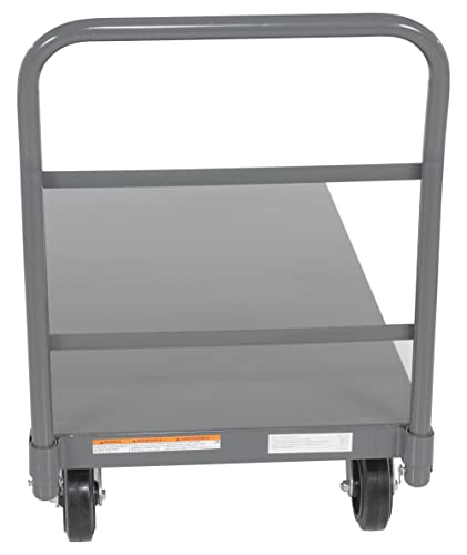 Vestil ECSPT-2448 Steel Smooth Deck Platform Truck 24 In. x 48 In. 2000 Lb. Capacity Black