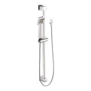 Moen 90 Degree Chrome Modern Eco-Performance Handshower Handheld Shower with 30-Inch Slide Bar and 69-Inch Metal Hose, S3879EP