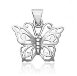 mimi 925 sterling silver butterfly charm pendant