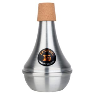 protec liberty practice trumpet mute, aluminum (ml201)