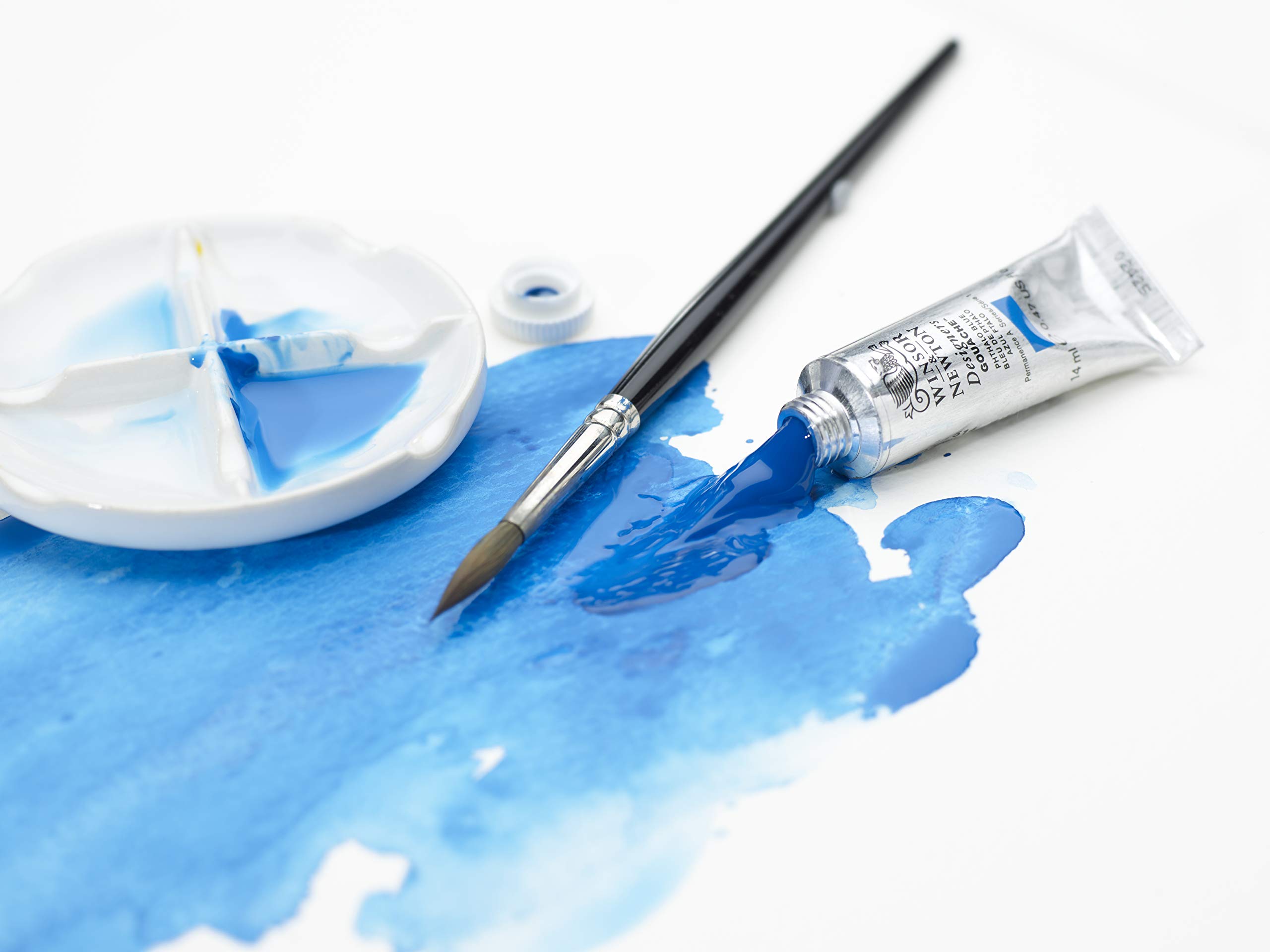 Winsor & Newton Designer's Gouache, 14 ml (0.47oz) tube, Cerulean Blue