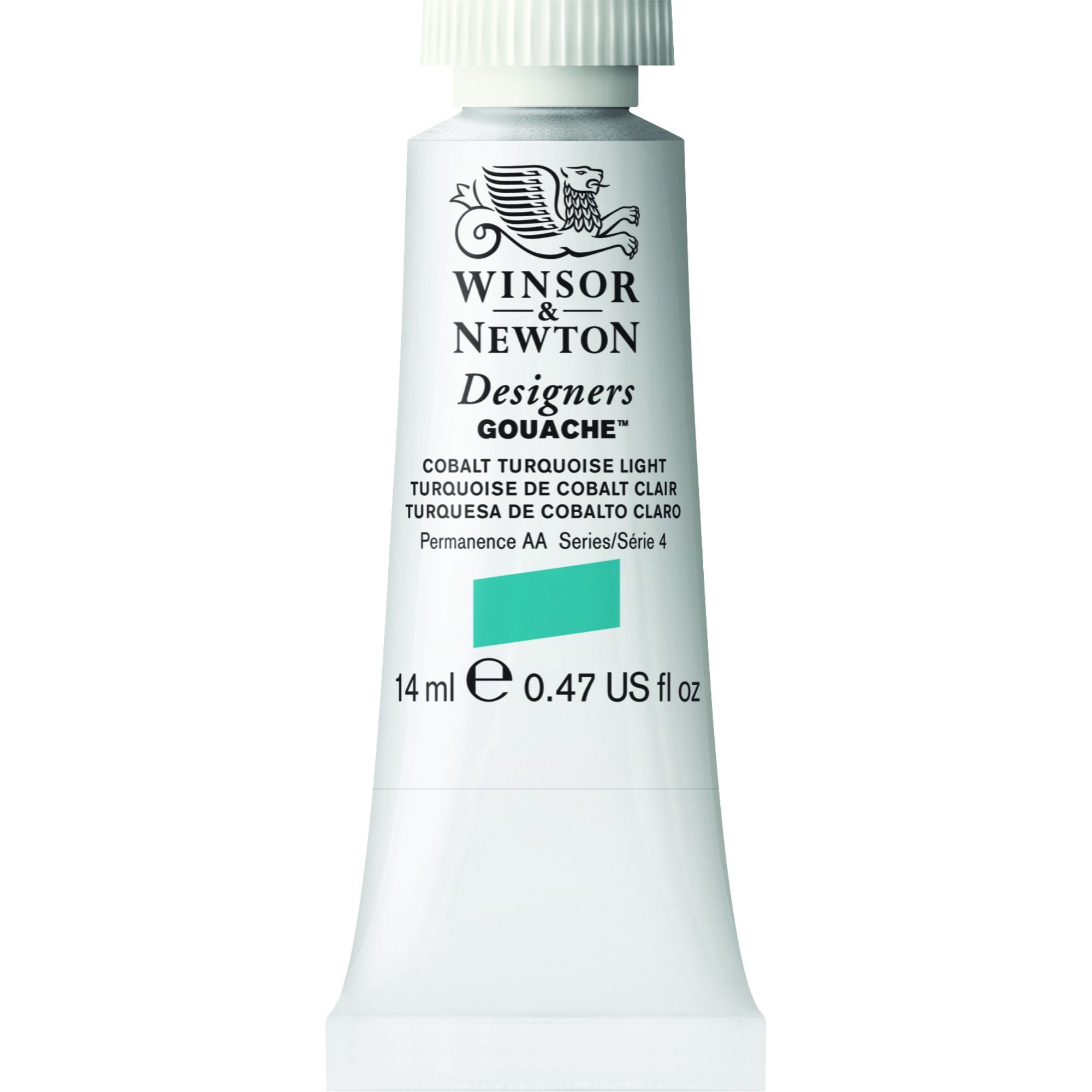 Winsor & Newton Designer's Gouache, 14 ml (0.47oz) tube, Cobalt Turquoise Light