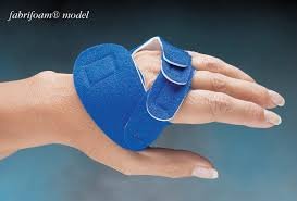 norco soft mp ulnar drift support, fabrifoam model, size: s/m, left