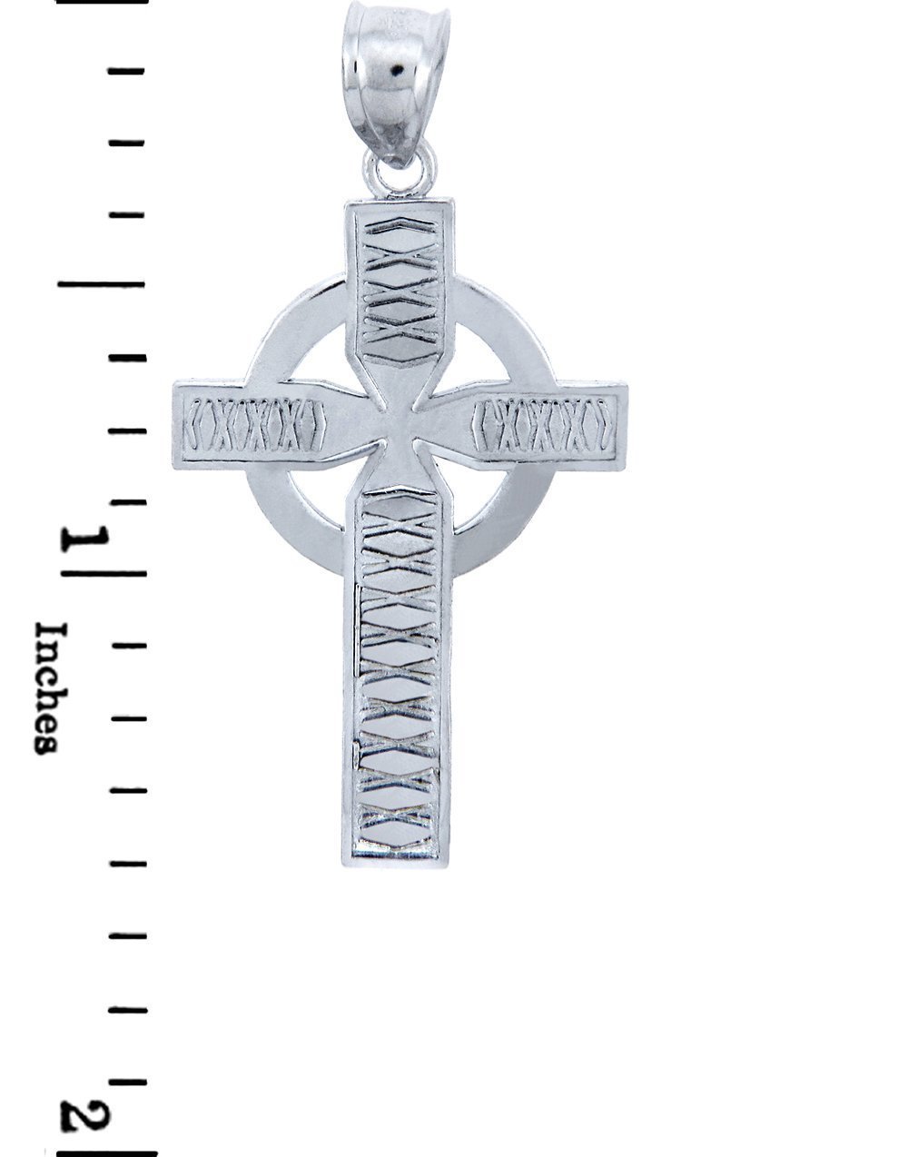 925 Sterling Sterling Silver Irish Celtic Cross Pendant