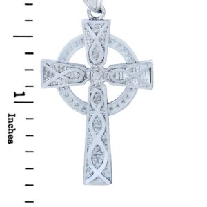 925 Sterling Silver Trinity Cross Pendant