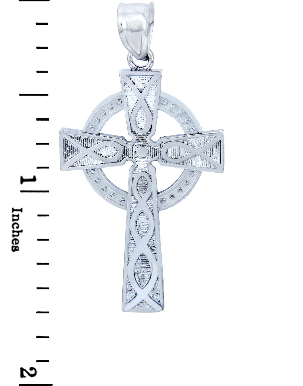 925 Sterling Silver Trinity Cross Pendant