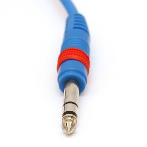 Seismic Audio - SASPC5-10 Pack 5' TRS Jumper Patch Cables - Multiple Colored Cords