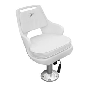 wise 8wd015-6-710 standard pilot chair with cushions, adjustable height pedestal and seat slide