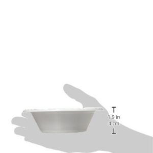 White 12 oz. Plastic Bowls - 100 Count(styles may vary)