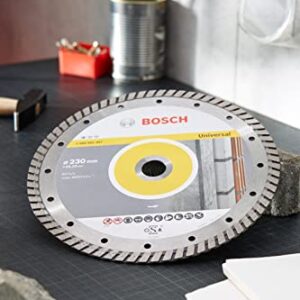 Bosch 2608602397 Standard for Universal Turbo Diamond Cutting Disc, 230mm Ø, 22.23mm x 2.5mm x 10mm