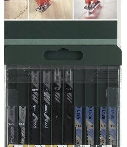 Bosch 2609256776 Jigsaw Blade Set (10 Pieces)