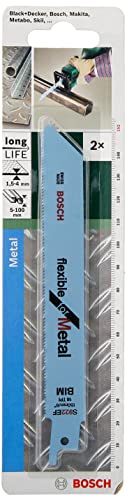 Bosch S922EF/2G Saber Saw Blades for Metal, Set of 2