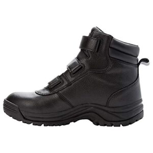 Propét mens Cliff Walker Tall Strap Hiking Boot, Black, 16 XX-Wide US