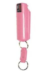 .5oz pepper shot 10% plus self defense pepper spray pink hard case