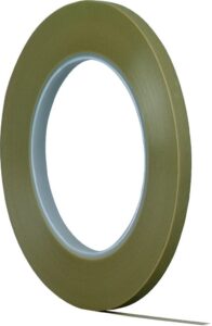 3m scotch fine line tape 218, high-performance, polypropylene plastic, instant adhesion, moisture and solvent resistant, green color, 3/8 in x 60 yd, 5.0 mil, 1 roll