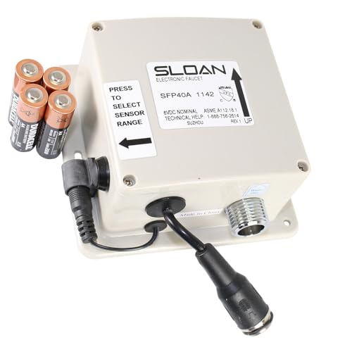 Sloan SFP-40-A SF Series 6 VDC Control Module (6 Pin Connector) - For use with Sloan SF Series Electronic Faucets, Connects Water and Power Supply, Original OEM Replacement Parts, 0362040