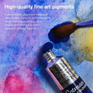 Winsor & Newton Cotman Watercolor Paint, 21ml (0.71-oz) Tube, Intense Phthalo Blue