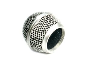 a36-mesh microphone grille fits shure sm58 microphone - die-cast