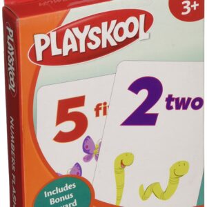 Hasbro Playskool Ages 3+ Pre-K Numbers Flash Cards, 36 Cards