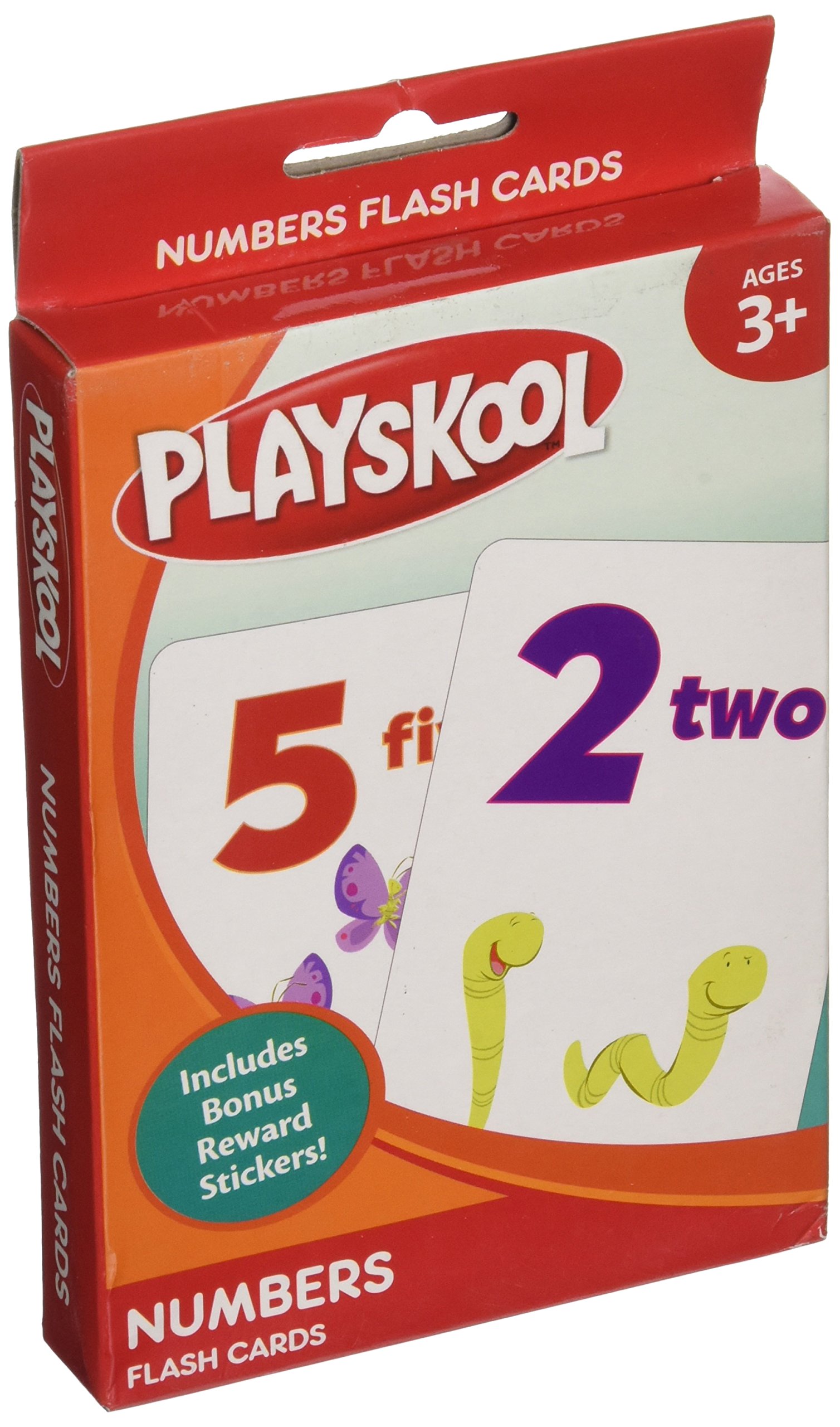 Hasbro Playskool Ages 3+ Pre-K Numbers Flash Cards, 36 Cards