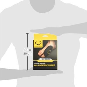 EvoShield Oval Multiformat Guard,Black/Yellow