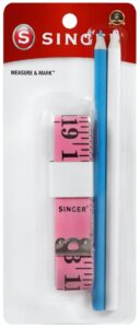 singer 00310 tape measure and marking pencil combo,