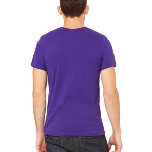 Bella Canvas Unisex Jersey Short Sleeve Tee, Team Purple, Large