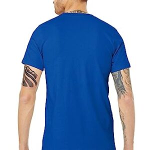 Bella+Canvas Unisex Jersey Short Sleeve Tee, True Royal, X-Large