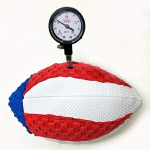 fun gripper 8.5 Patriot Football (PEE WEE) Size (PATRIOTIC) - RED,WHITE & BLUE by: Saturnian I P.E Supplier