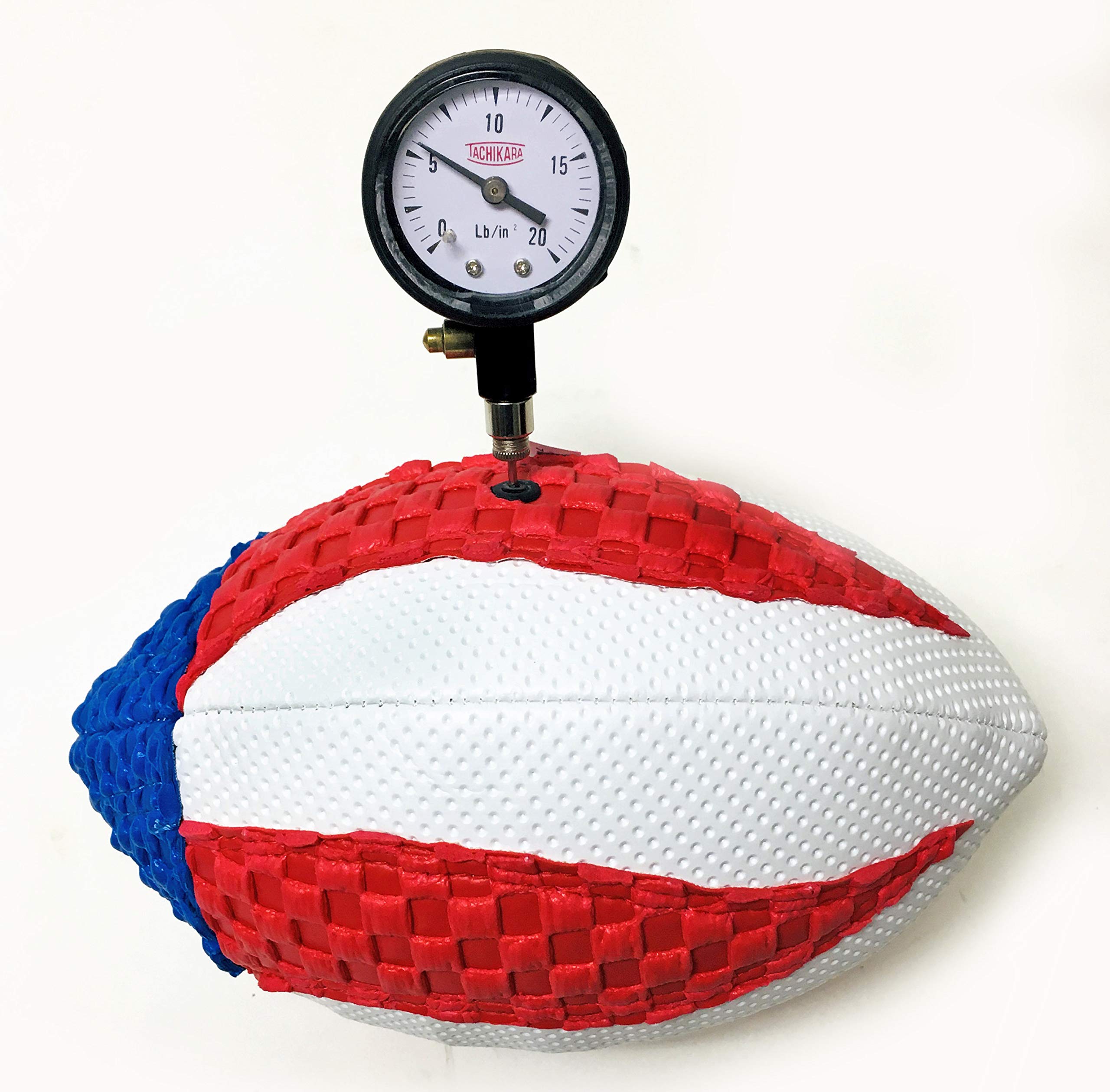 fun gripper 8.5 Patriot Football (PEE WEE) Size (PATRIOTIC) - RED,WHITE & BLUE by: Saturnian I P.E Supplier