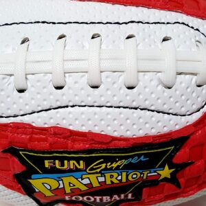 fun gripper 8.5 Patriot Football (PEE WEE) Size (PATRIOTIC) - RED,WHITE & BLUE by: Saturnian I P.E Supplier