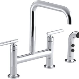 KOHLER K-7548-4-CP Faucet, Polished Chrome