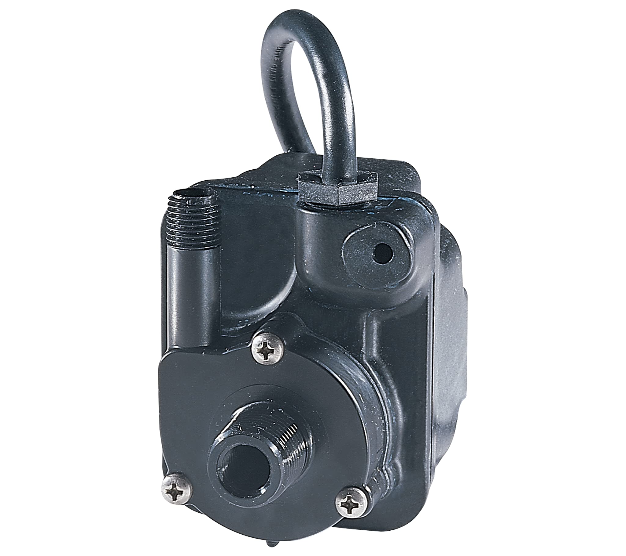 Little Giant 1-EA-42 115 Volt, 1/125 HP, 170 GPH Dual Purpose - Inline or Submersible, Small Epoxy-Encapsulated Pump with 10 ft. Cord, Black, 518087