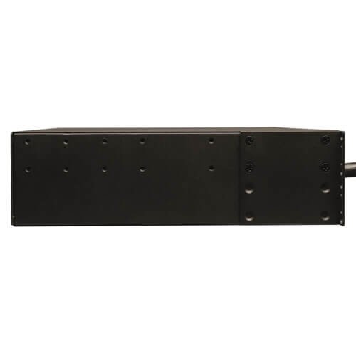 Tripp Lite Monitored PDU, 30A, 16 Outlets (12-C13 and 4-C19), 208/240V, L6-30P, 12 ft. Cord, 2U Rack-Mount Power (PDUMNH30HV),Black