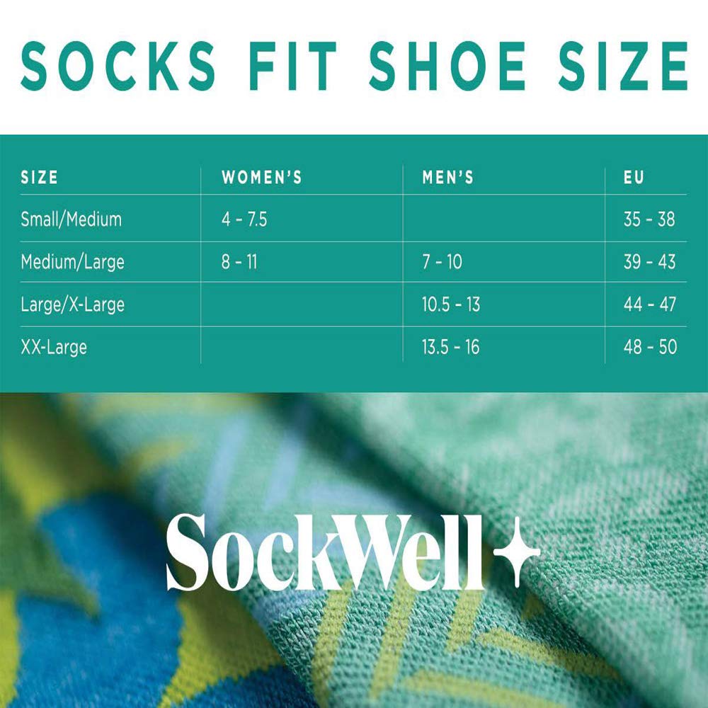 Sockwell Women's Jasmin Socks, Charcoal, Medium/Large