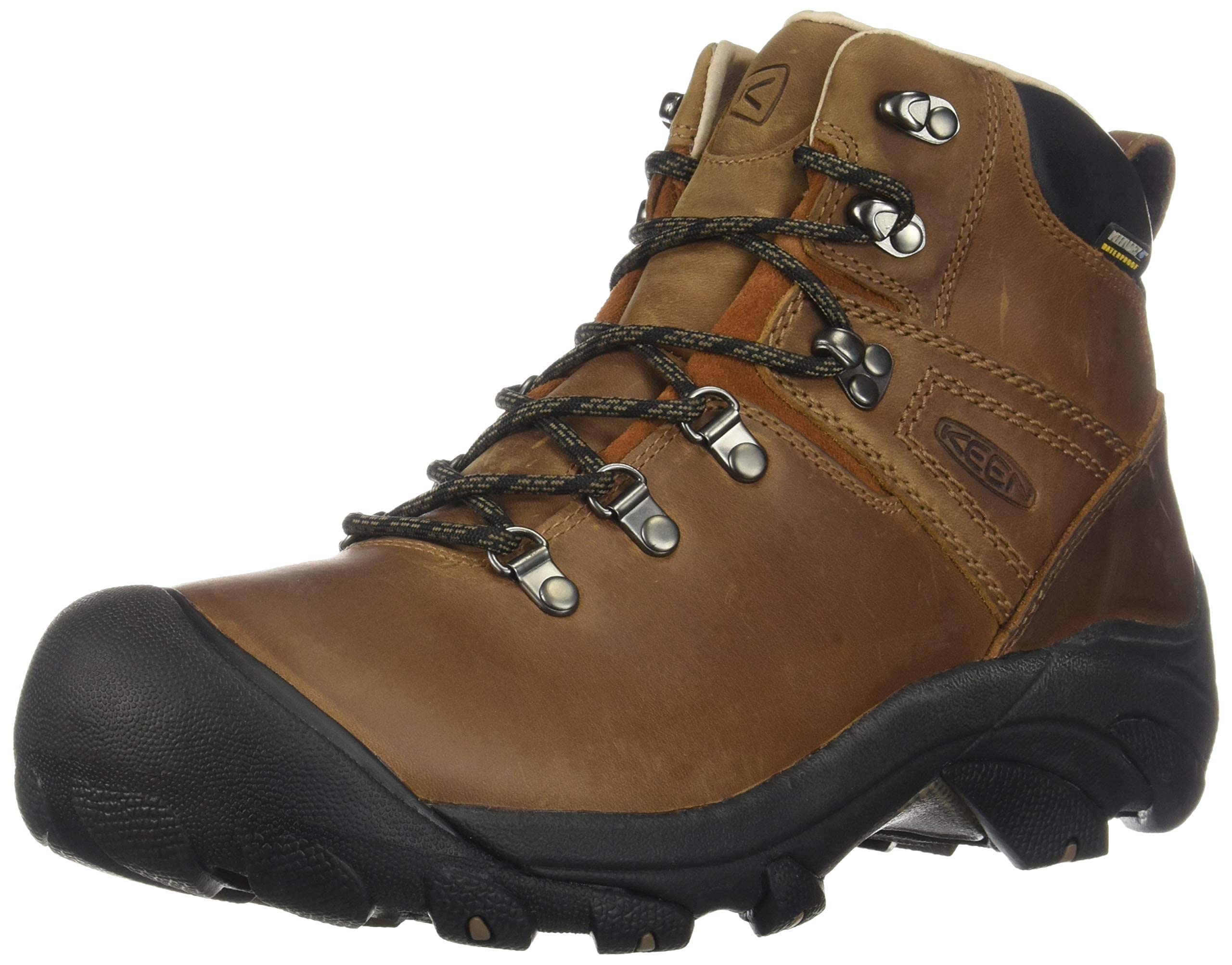 KEEN Men's Pyrenees Mid Height Waterproof Hiking Boots, Syrup, 12