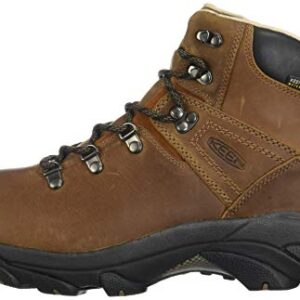 KEEN Men's Pyrenees Mid Height Waterproof Hiking Boots, Syrup, 12