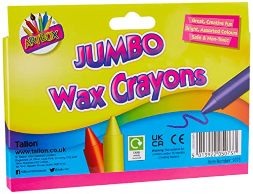 Artbox Jumbo Wax Crayons (Pack of 12)