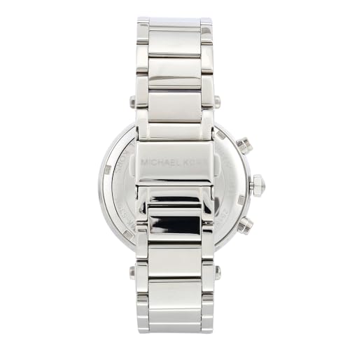 Michael Kors Parker Chronograph Silver-Tone Stainless Steel Women's Watch (Model: MK5353)