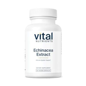 vital nutrients - echinacea extract - immune system support - 60 vegetarian capsules per bottle - 1000 mg