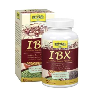 natural balance ibx soothing bowel formula | supports digestive health | 120 veggie caps