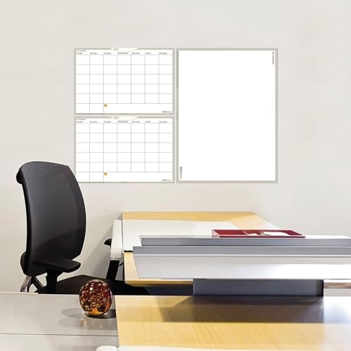 AT-A-GLANCE AW402028 WallMates Self-Adhesive Dry Erase Monthly Planning Surface, 18 x 12