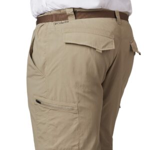 Columbia Men's Silver Ridge Convertible Pant, Breathable, UPF 50 Sun Protection, Tusk, 36x32