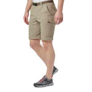 Columbia Men's Silver Ridge Convertible Pant, Breathable, UPF 50 Sun Protection, Tusk, 36x32