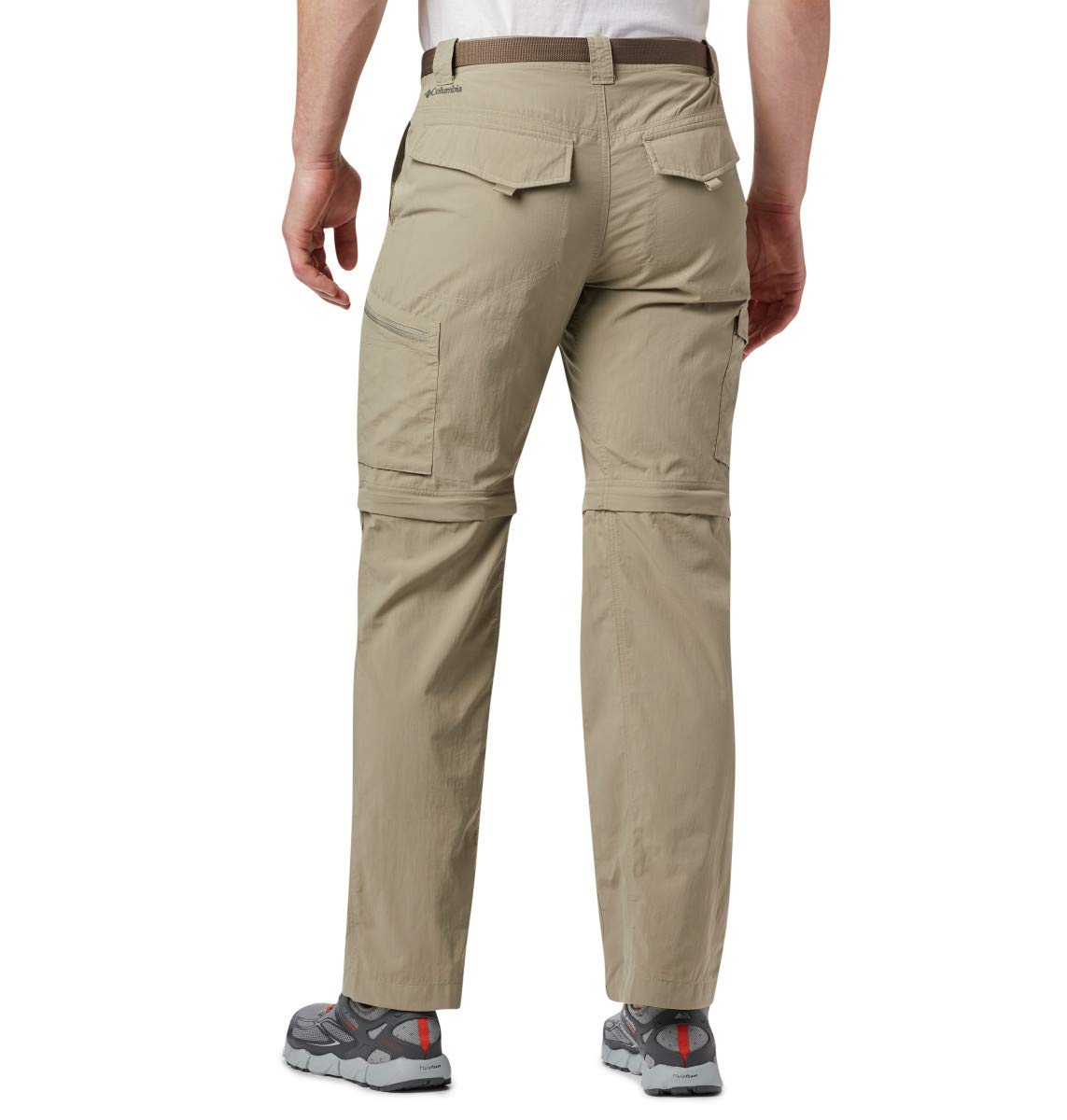 Columbia Men's Silver Ridge Convertible Pant, Breathable, UPF 50 Sun Protection, Tusk, 36x32