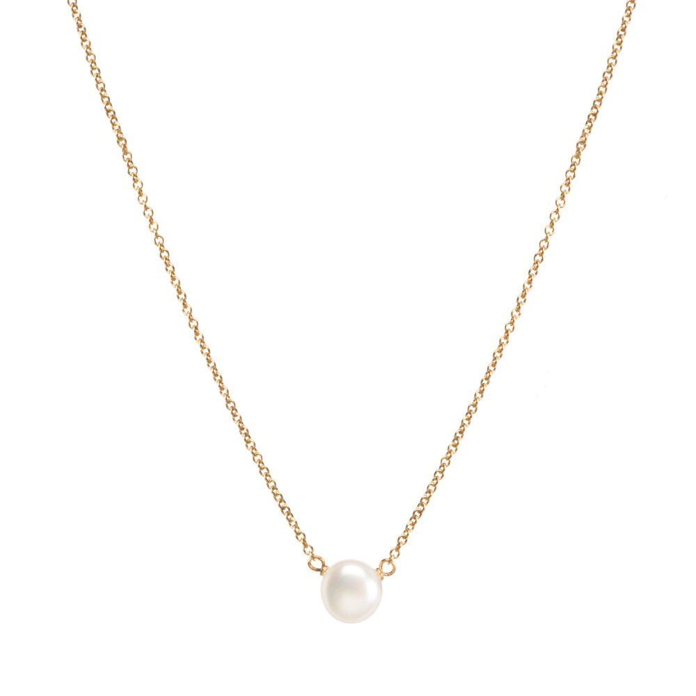 Dogeared Pearls of Success Necklace 16" Gold One Size